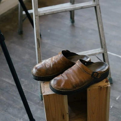 Shoehub Slippers | Leather Orthopedic Comfort Slippers-5